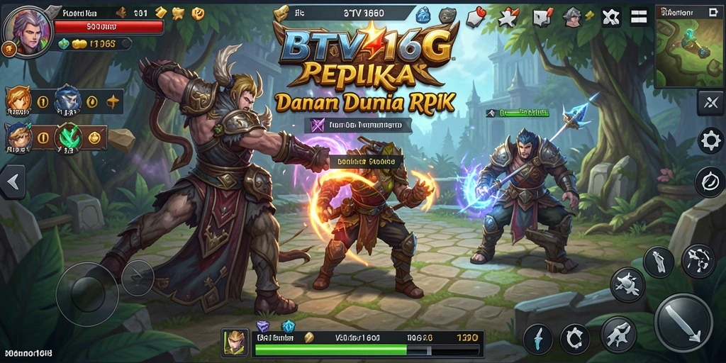 Tampilan gameplay RPG yang memukau dan mendebarkan.