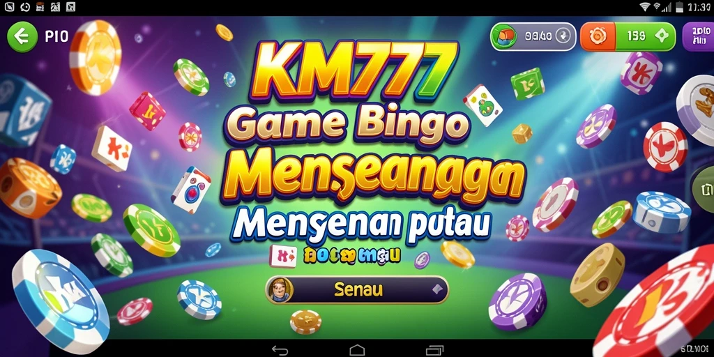 Tampilan gameplay Bingo yang seru di KM777.