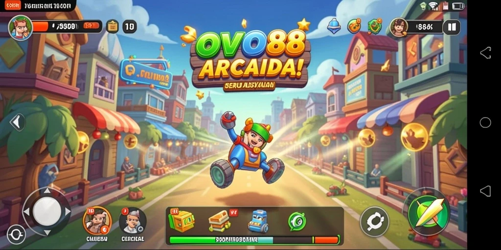Gameplay arcade OVO88 yang seru dan penuh aksi.