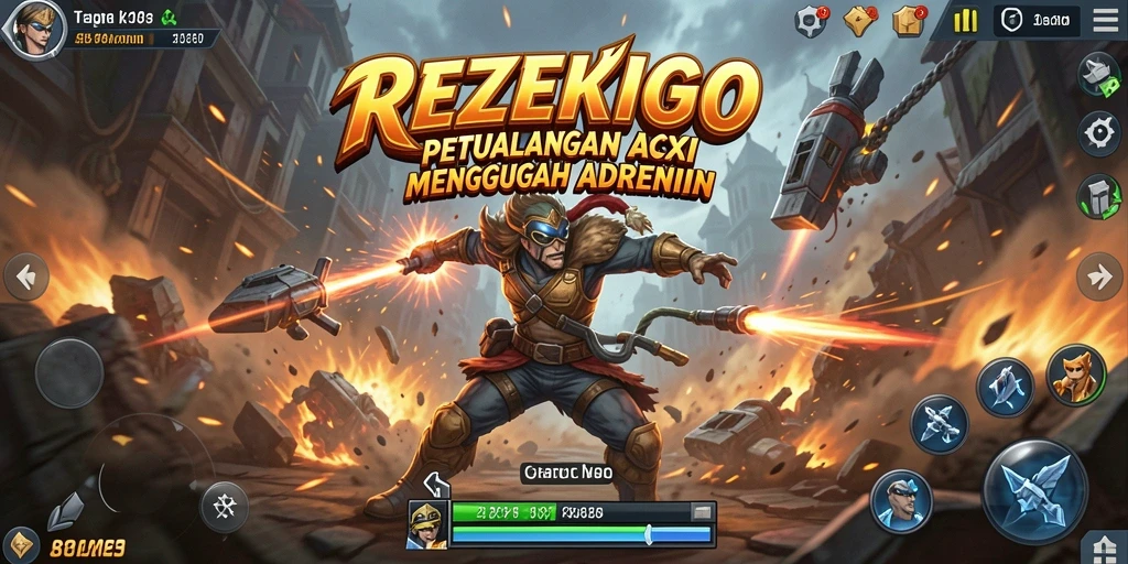 Tampilan aksi mendebarkan di dalam REZEKIGO.