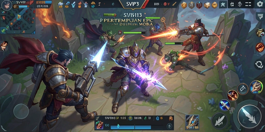Tangkapan layar dari gameplay SVIP13 yang mendebarkan.